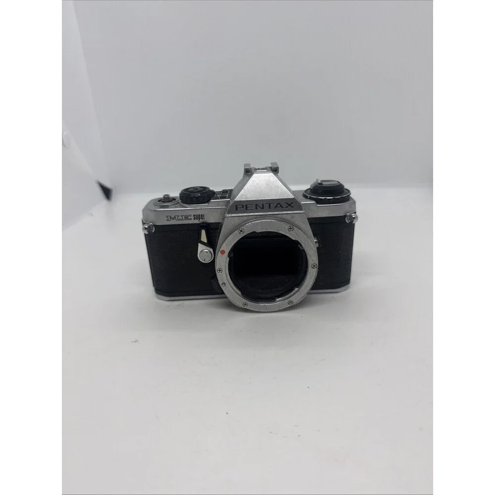 Pentax ME Super 35mm Film Camera Body, Chrome (Parts and Repair)